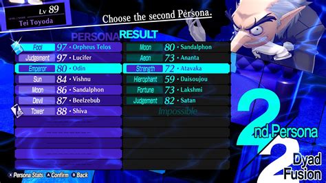 Fusion Guide and Chart: All Persona Fusion .